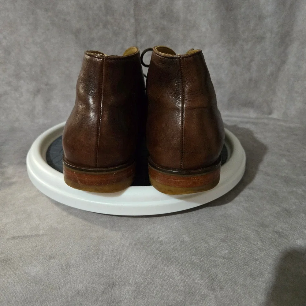 Cole Haan Chukka Boot Mens 12M Brown Leather Grand.OS Brogue C12941 Casual